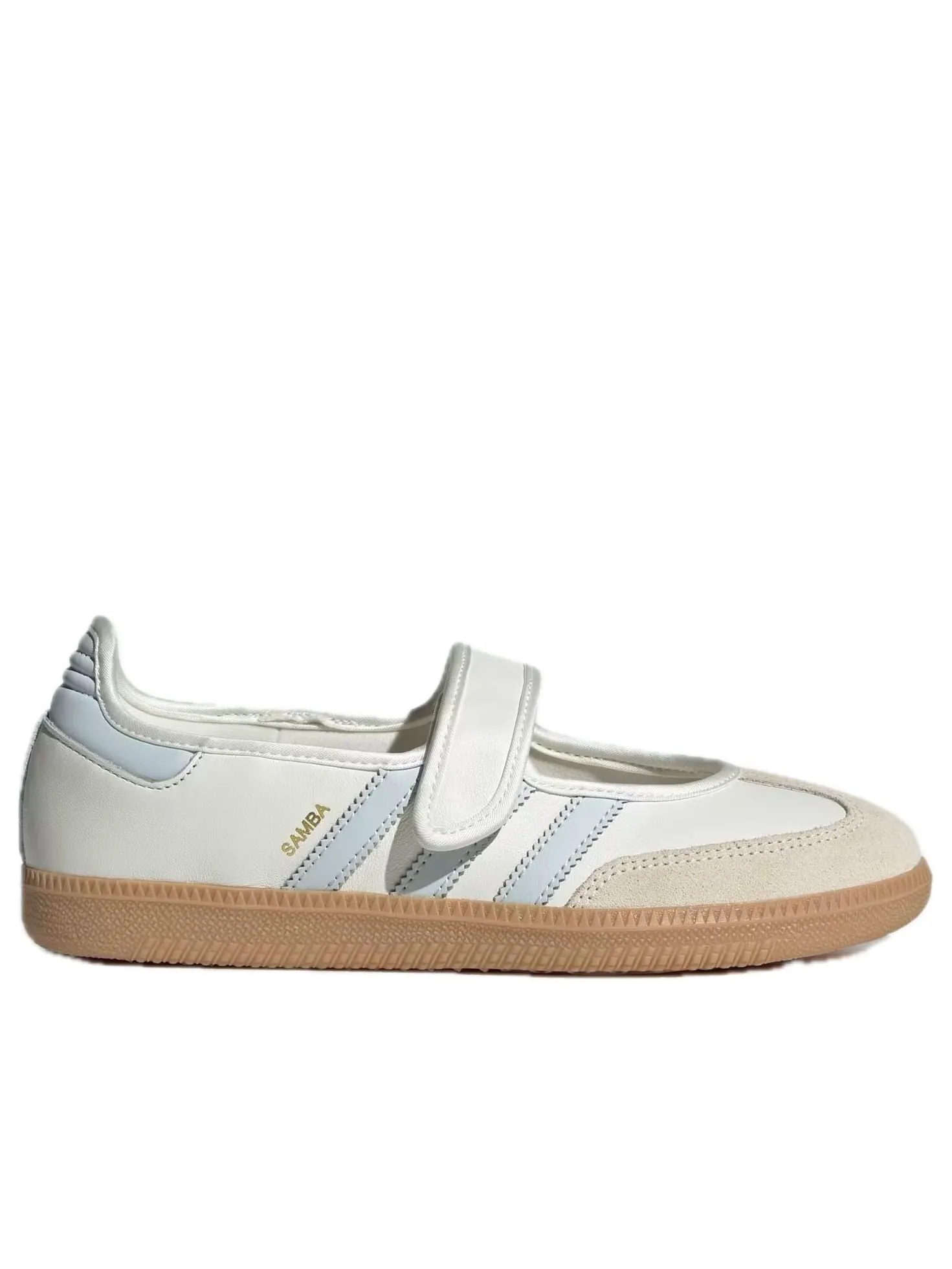 Кроссовки (WMNS) adidas Samba Jane 'Cloud White Halo Blue Gum' — изображение 2 из 5, белый