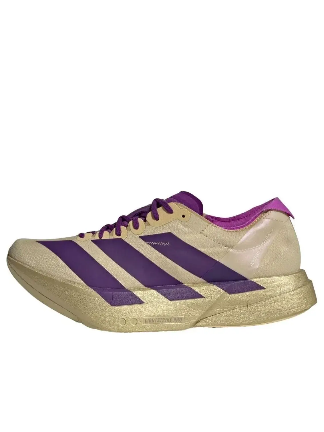 Кроссовки Adidas Adizero Adios Pro 4 'Sand Rich Purple' JR7410 — изображение 1 из 5, золото