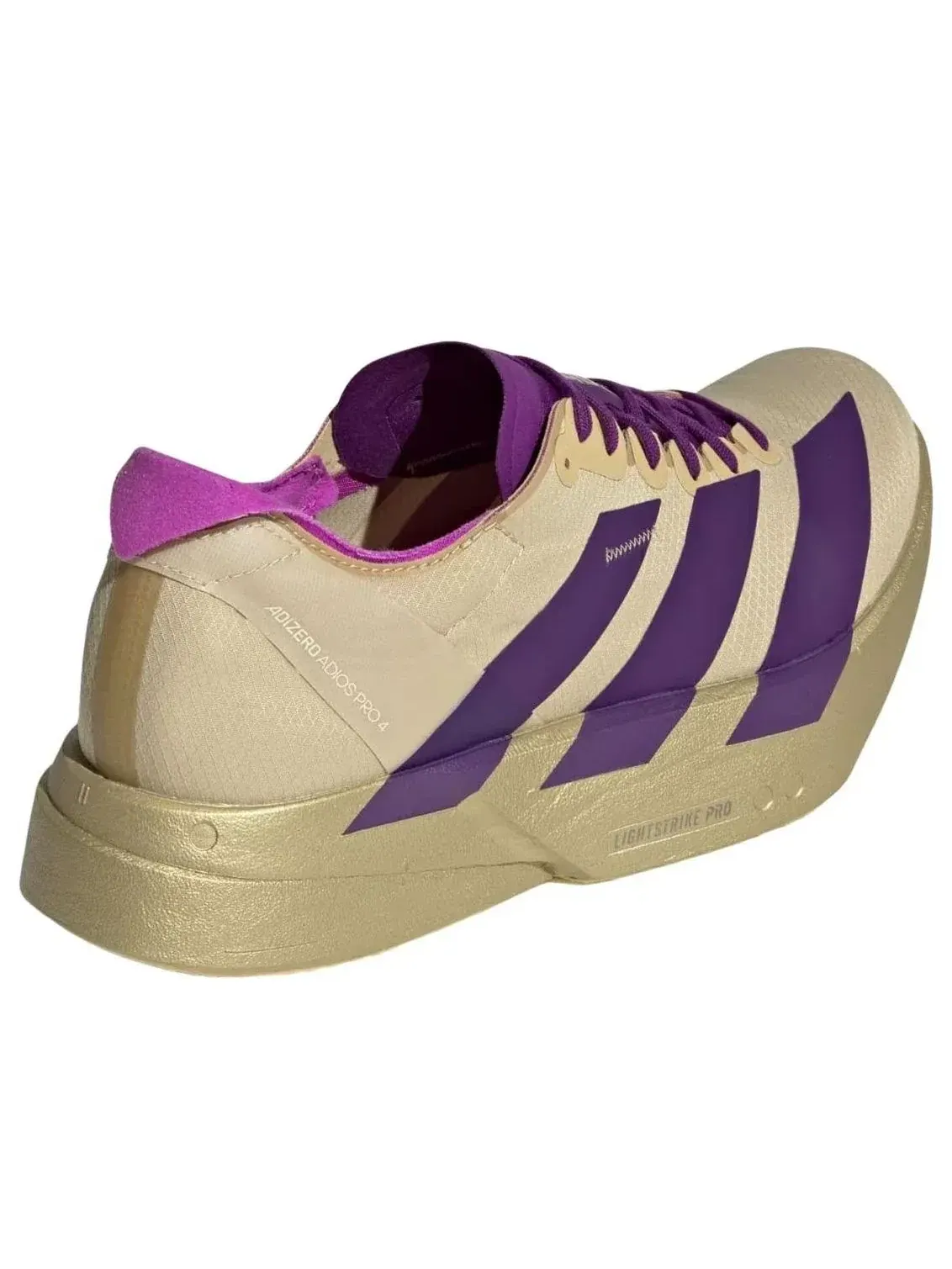 Кроссовки Adidas Adizero Adios Pro 4 'Sand Rich Purple' JR7410 — изображение 5 из 5, золото