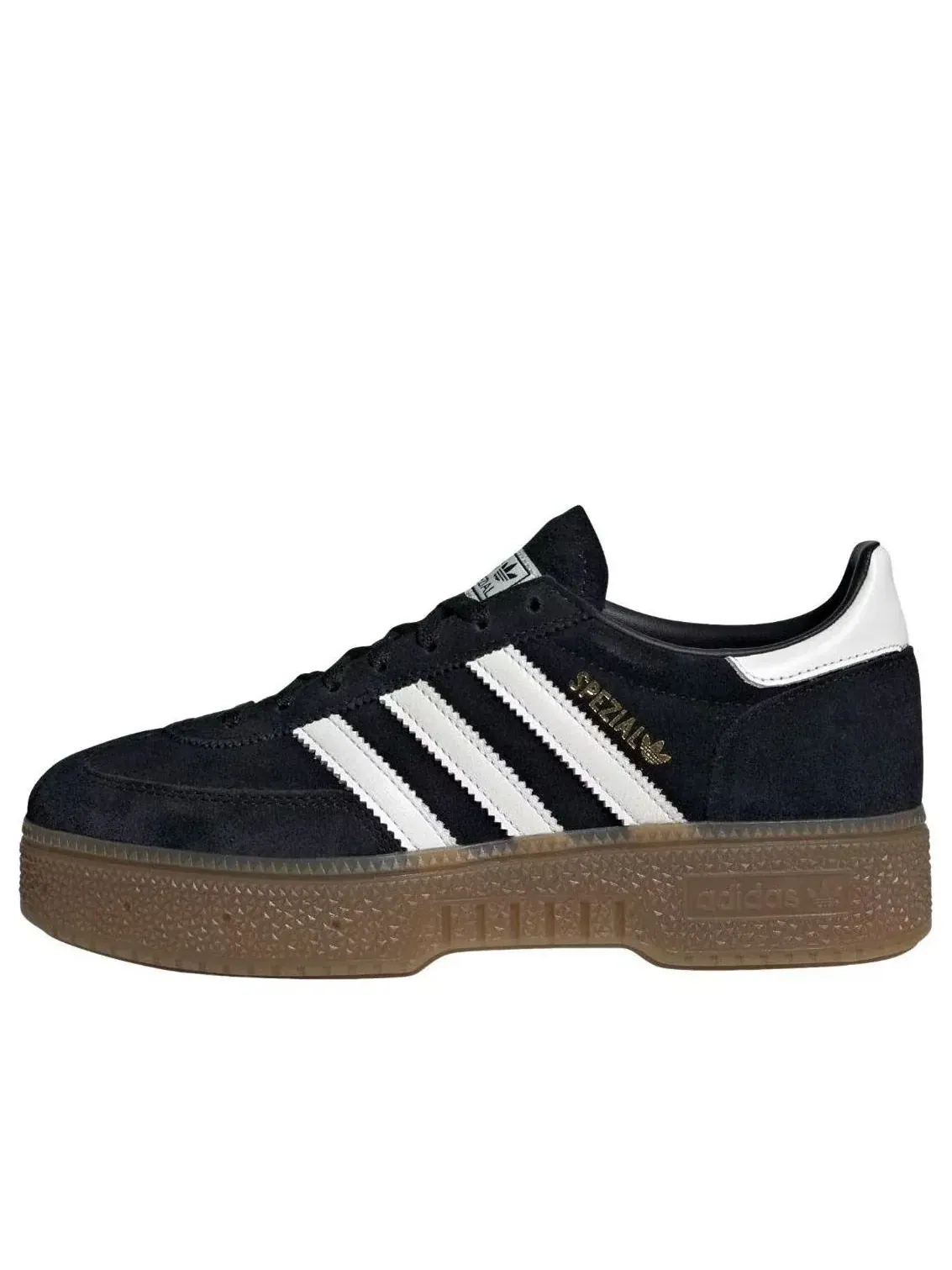 Кроссовки Adidas Handball Spezial Bold 'Black White Gum' JR7438 — изображение 1 из 5, черный