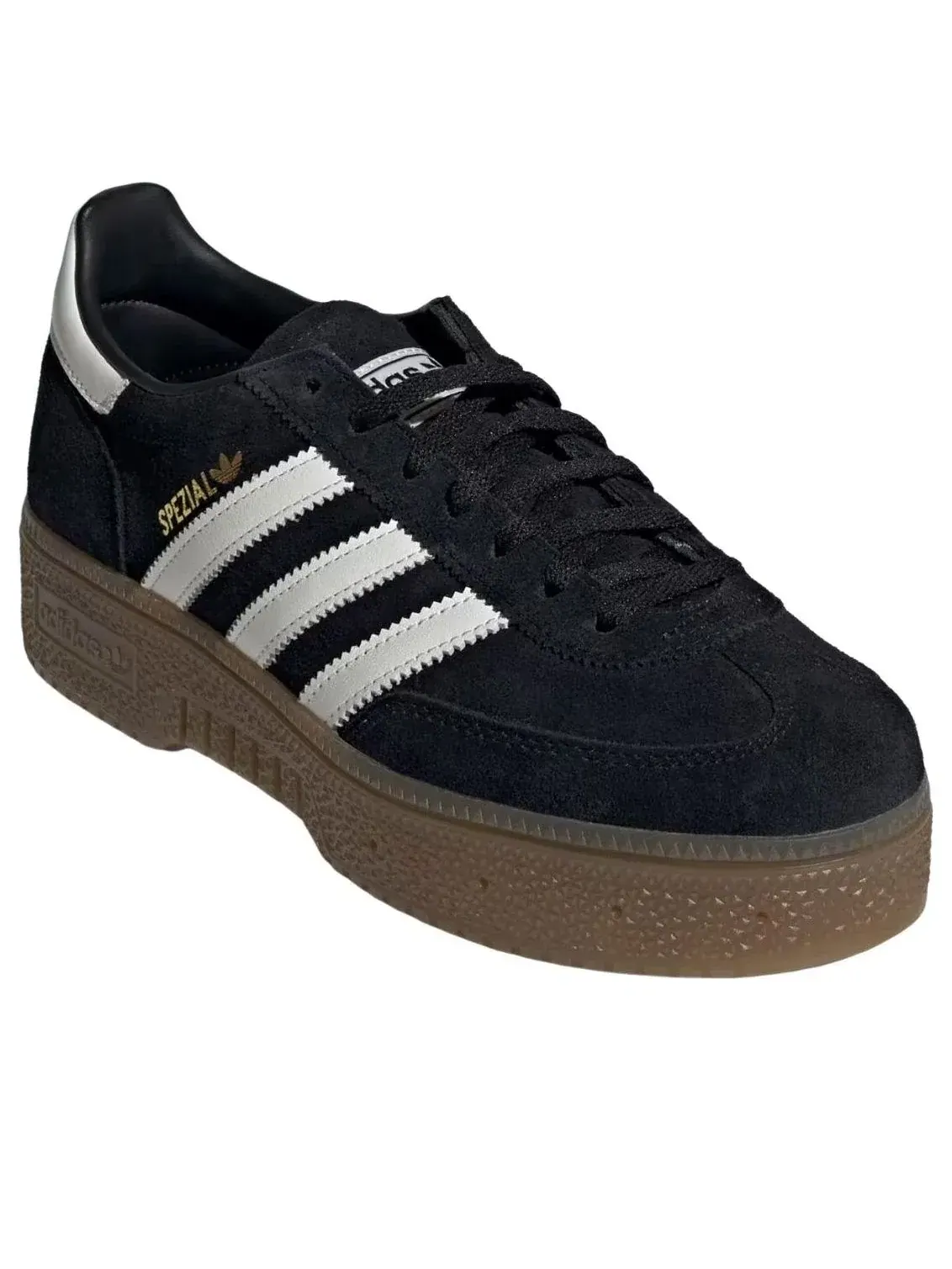 Кроссовки Adidas Handball Spezial Bold 'Black White Gum' JR7438 — изображение 4 из 5, черный