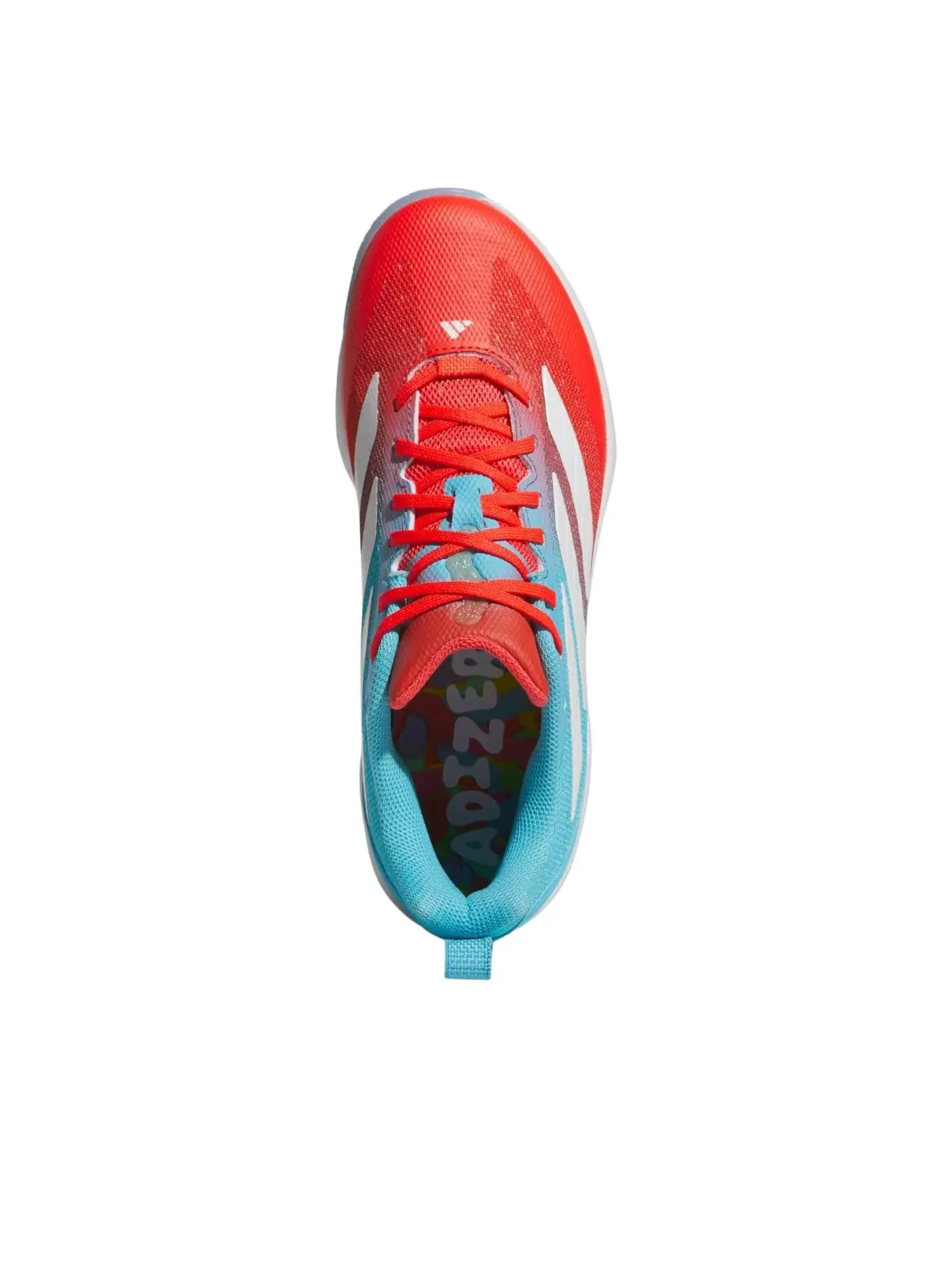 Бейсбольные кроссовки Adidas Adizero Impact Candy Baseball Turf 'Bright Cyan Red' — изображение 3 из 6