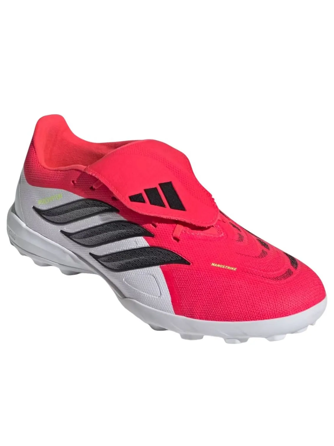 Adidas Predator League Fold Over Tongue Turf 'Lucid Red Cloud White' — изображение 4 из 5, красный/черный/белый
