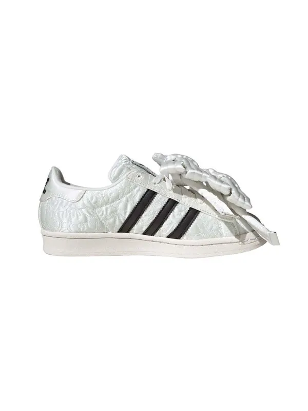 Кроссовки caroline hu superstar 'white black' Adidas — изображение 2 из 4, белый/черный/белый