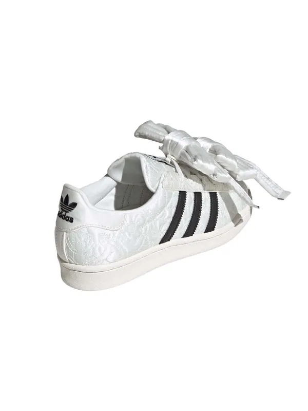 Кроссовки caroline hu superstar 'white black' Adidas — изображение 4 из 4, белый/черный/белый