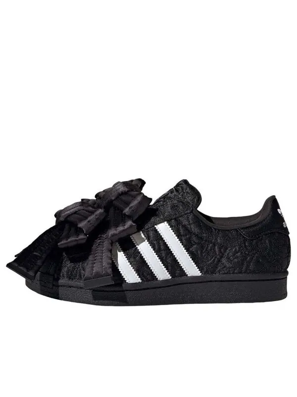 Кроссовки caroline hu superstar 'black white' Adidas — изображение 1 из 4, черный/белый