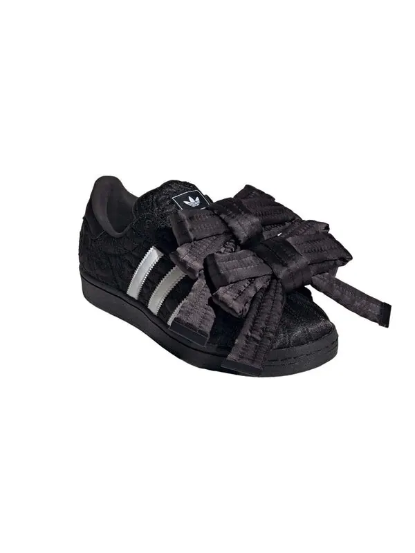 Кроссовки caroline hu superstar 'black white' Adidas — изображение 3 из 4, черный/белый