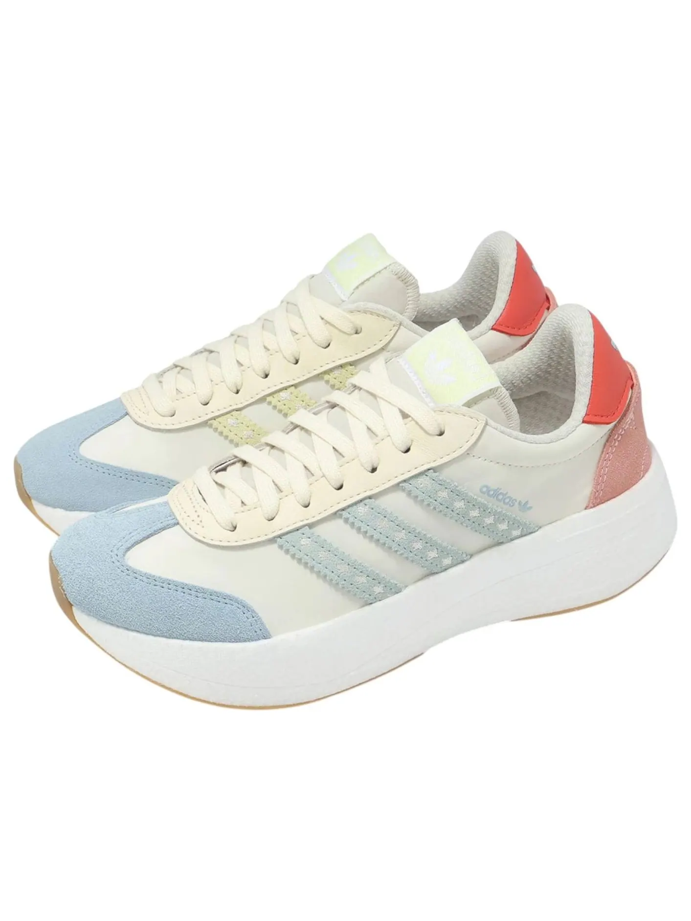 (WMNS) Adidas CITY RNR 'Бежевый синий' — изображение 2 из 6, бежевый/синий