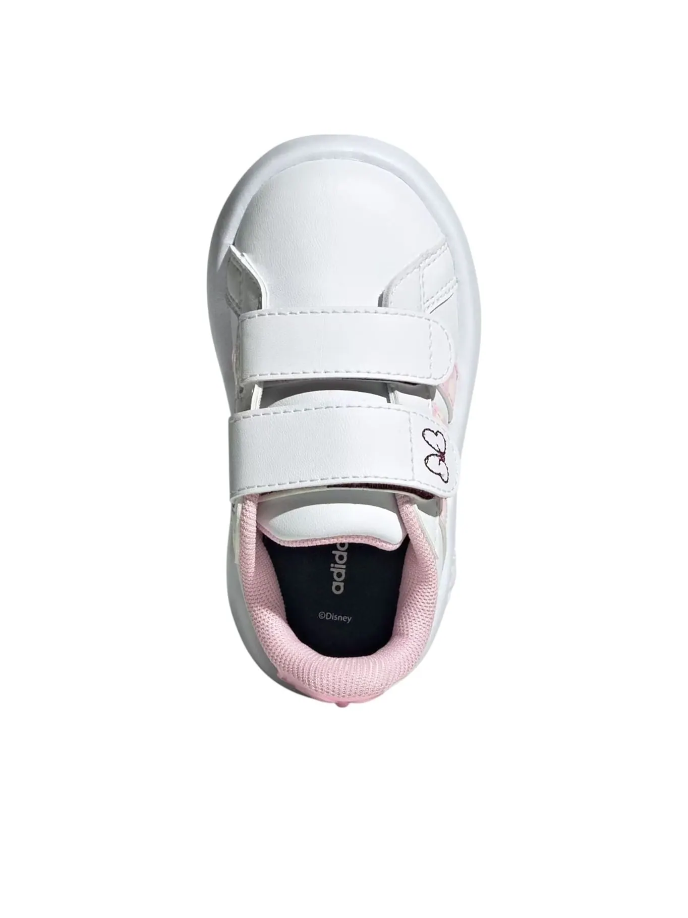 (TD) Adidas x Disney Minnie Mouse Grand Court 'Cloud White Clear Pink' — изображение 2 из 6