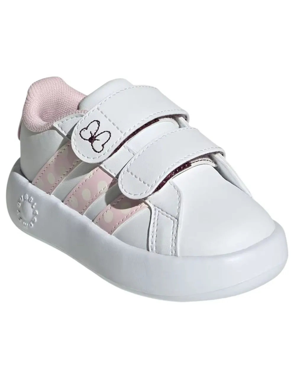 (TD) Adidas x Disney Minnie Mouse Grand Court 'Cloud White Clear Pink' — изображение 4 из 6