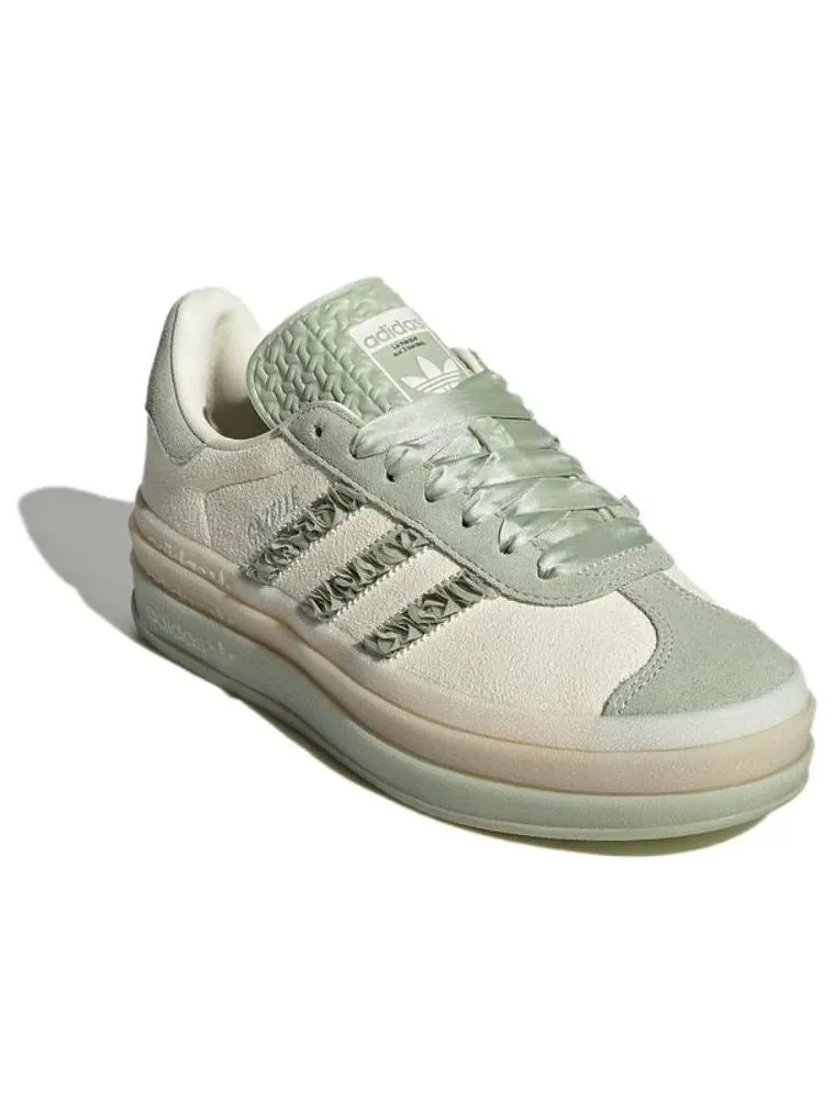 Кроссовки (WMNS) adidas Gazelle Bold 'Halo Green Ruffle' — изображение 3 из 5, зеленый