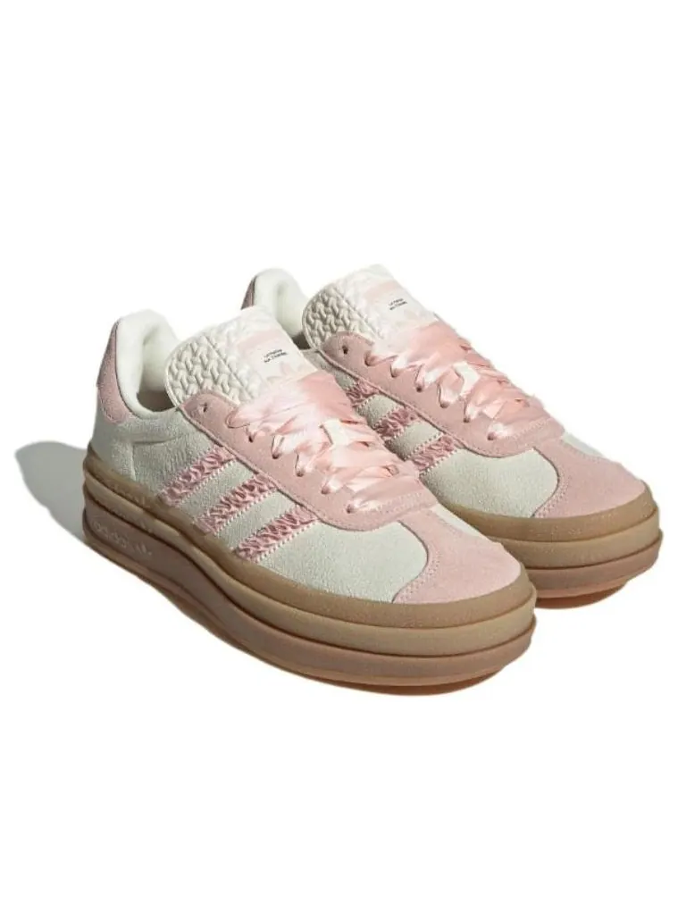 Кроссовки (WMNS) adidas Gazelle Bold 'Sandy Pink Ruffle' — изображение 3 из 3, розовый