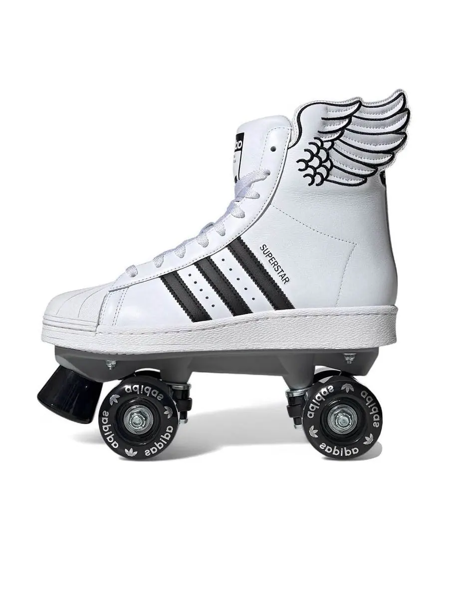 Кроссовки adidas x Jeremy Scott Superstar 82 Skate 'Wings' — изображение 1 из 1, белый