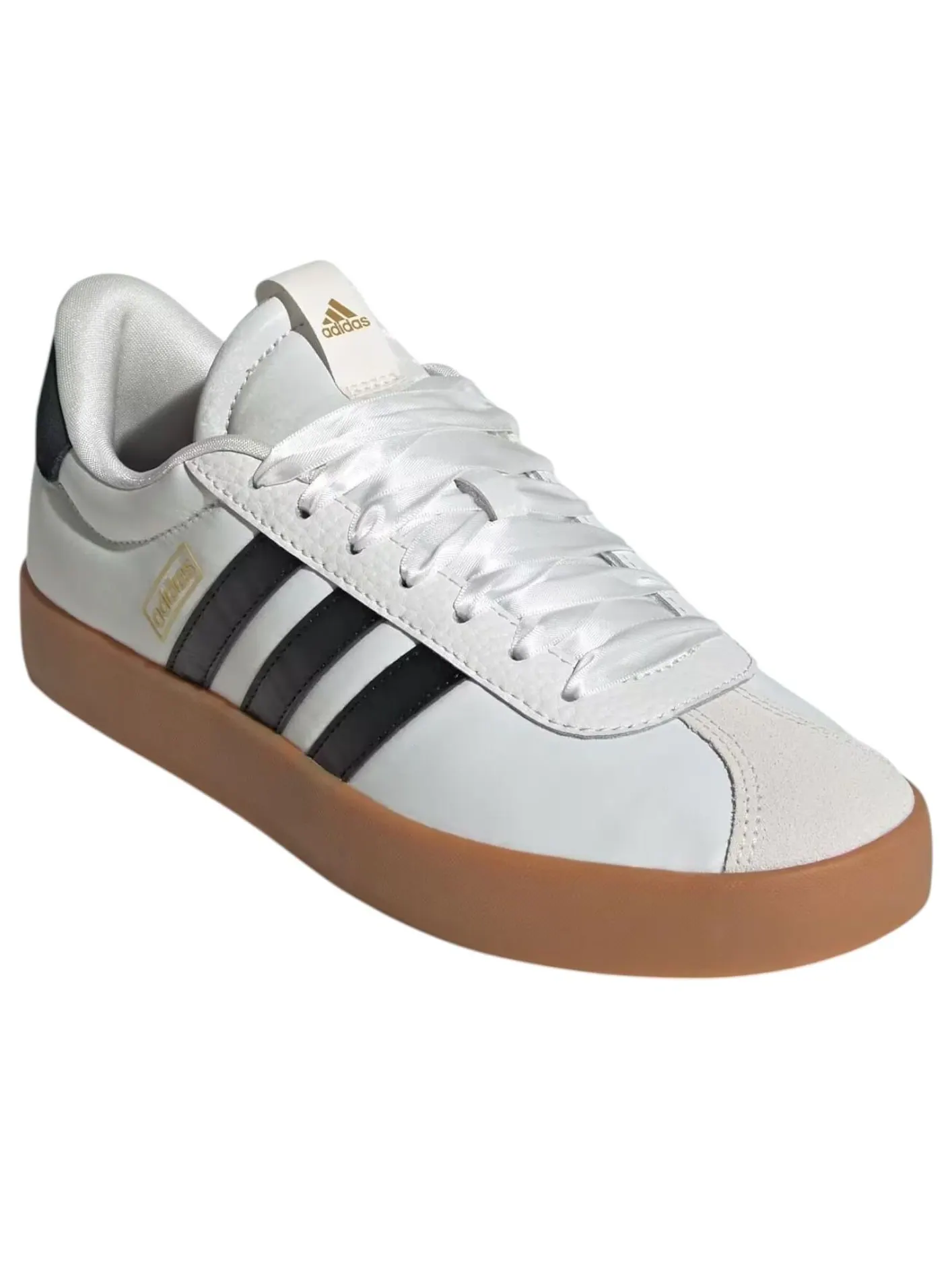 Кроссовки (WMNS) adidas VL Court 3.0 'Core White Core Black' — изображение 2 из 5, белый