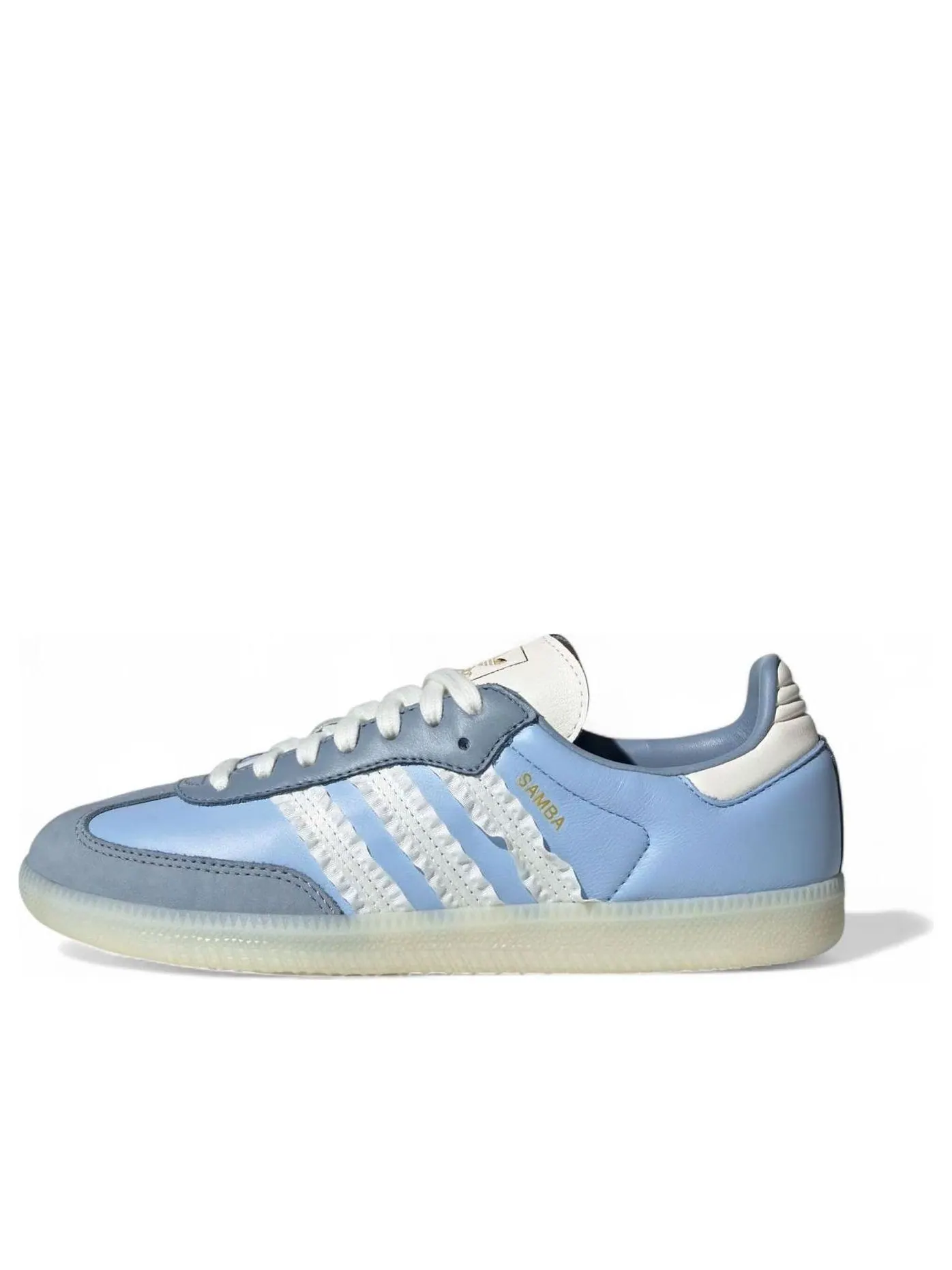 Кроссовки (WMNS) adidas Samba 'Ruffle Stripes Pack Clear Sky' — изображение 1 из 6, синий