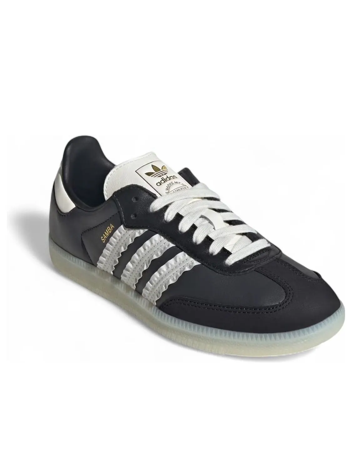 Кроссовки (WMNS) adidas Samba 'Ruffle Stripes Pack Black Off White' — изображение 3 из 6, черный