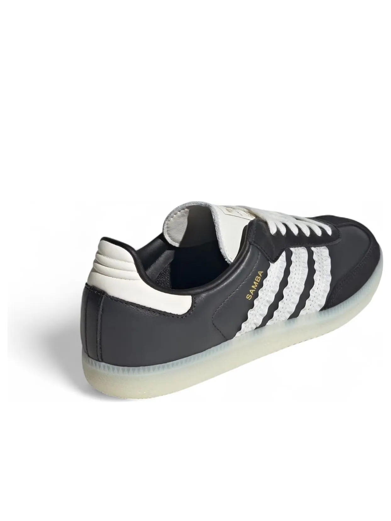Кроссовки (WMNS) adidas Samba 'Ruffle Stripes Pack Black Off White' — изображение 4 из 6, черный