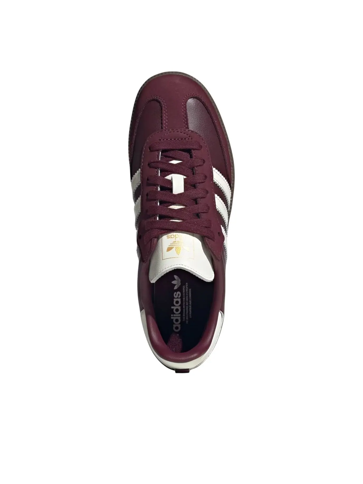 (WMNS) Adidas Samba 'Maroon Off White' — изображение 3 из 6, белый
