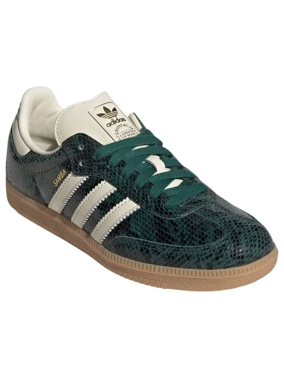 (WMNS) Adidas Samba OG Faux Snakeskin Collegiate Green — изображение 5 из 6