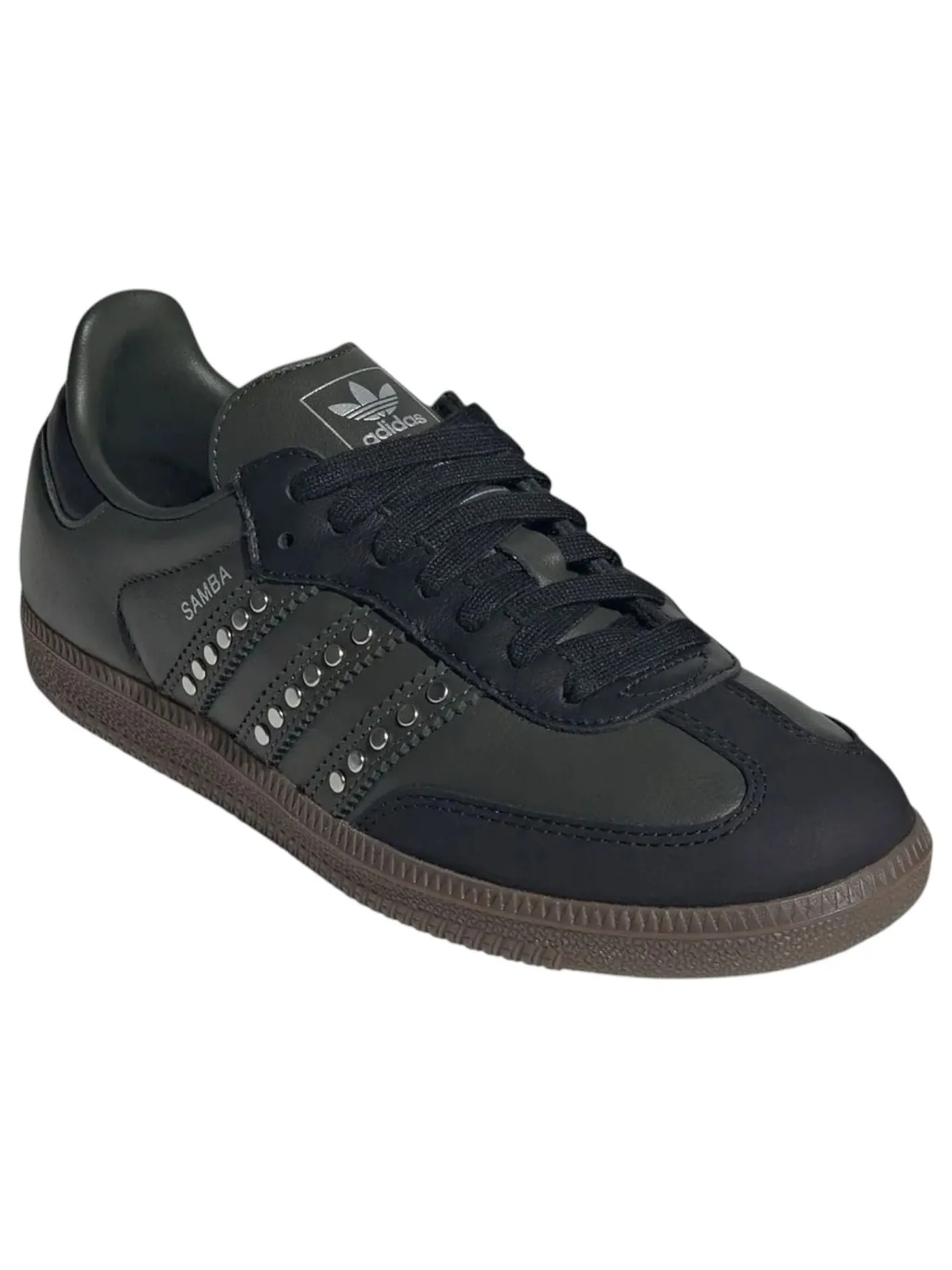 Кроссовки (WMNS) adidas Samba 'Core Black' — изображение 2 из 5, черный