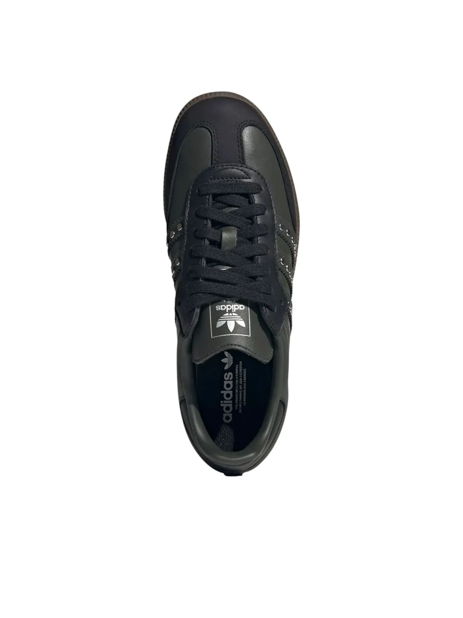 Кроссовки (WMNS) adidas Samba 'Core Black' — изображение 4 из 5, черный
