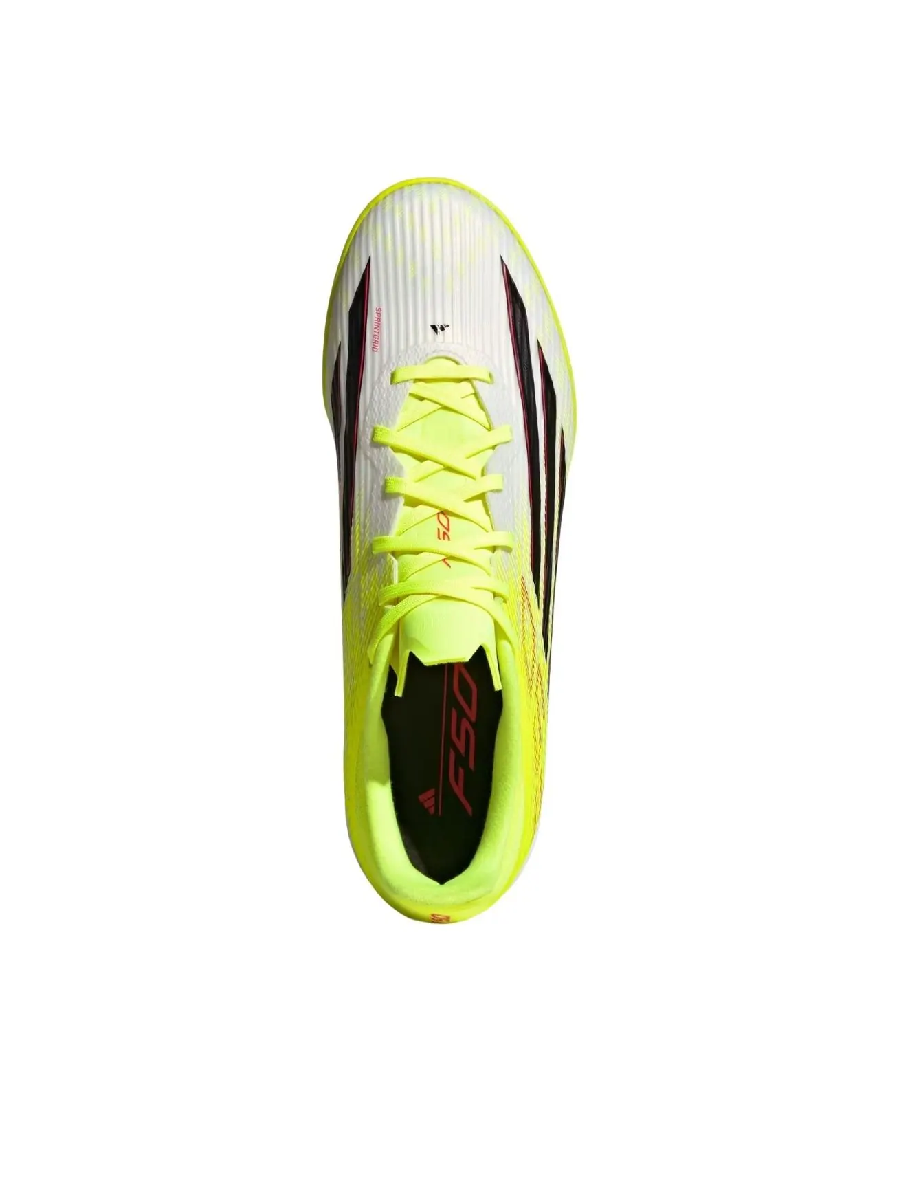 Adidas F50 League Turf 'Team Solar Yellow' — изображение 2 из 5, желтый/черный/красный