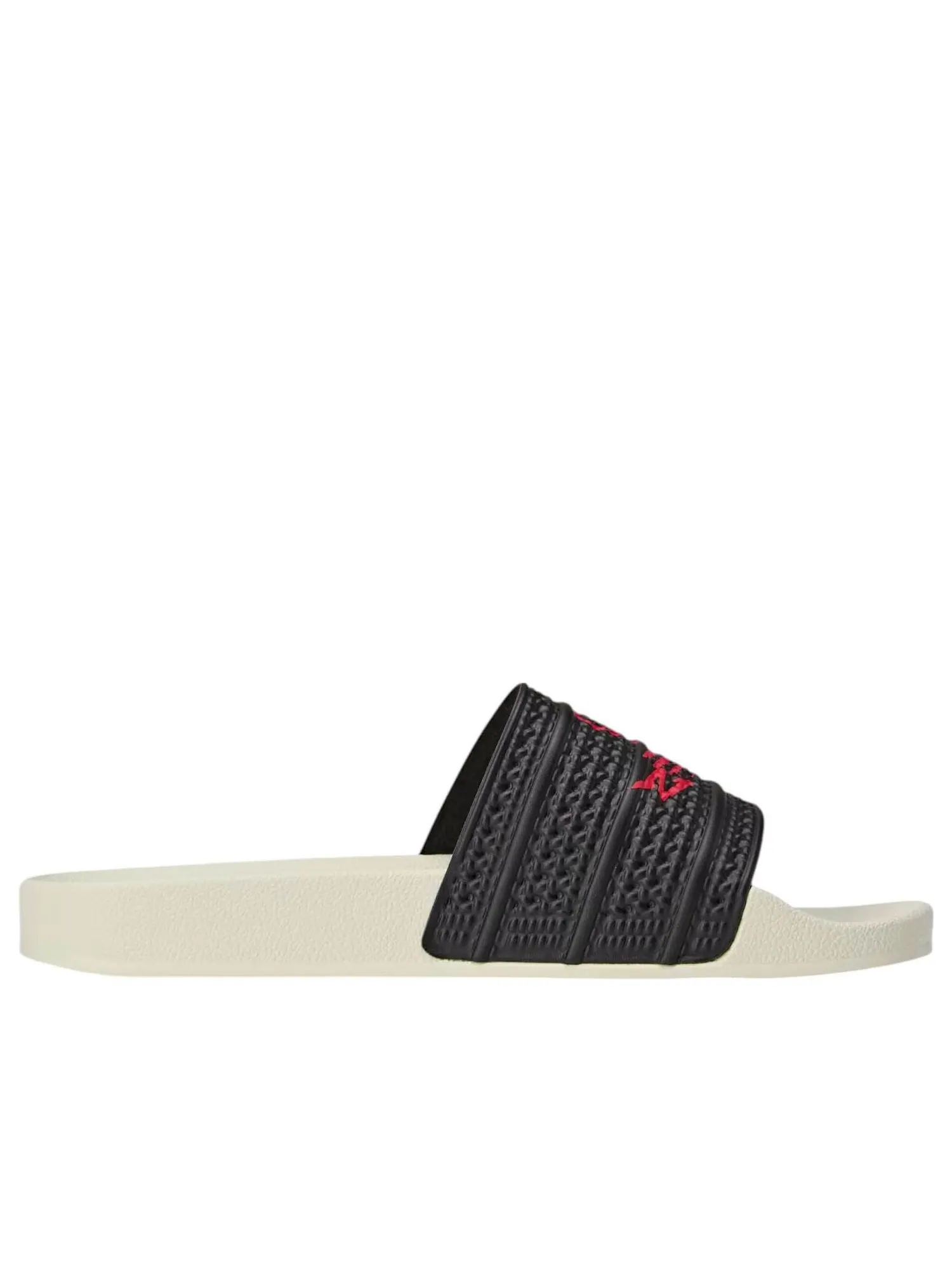 Шлепанцы adidas x 100 Thieves Adilette Slides 'Black Red' — изображение 2 из 5, черный