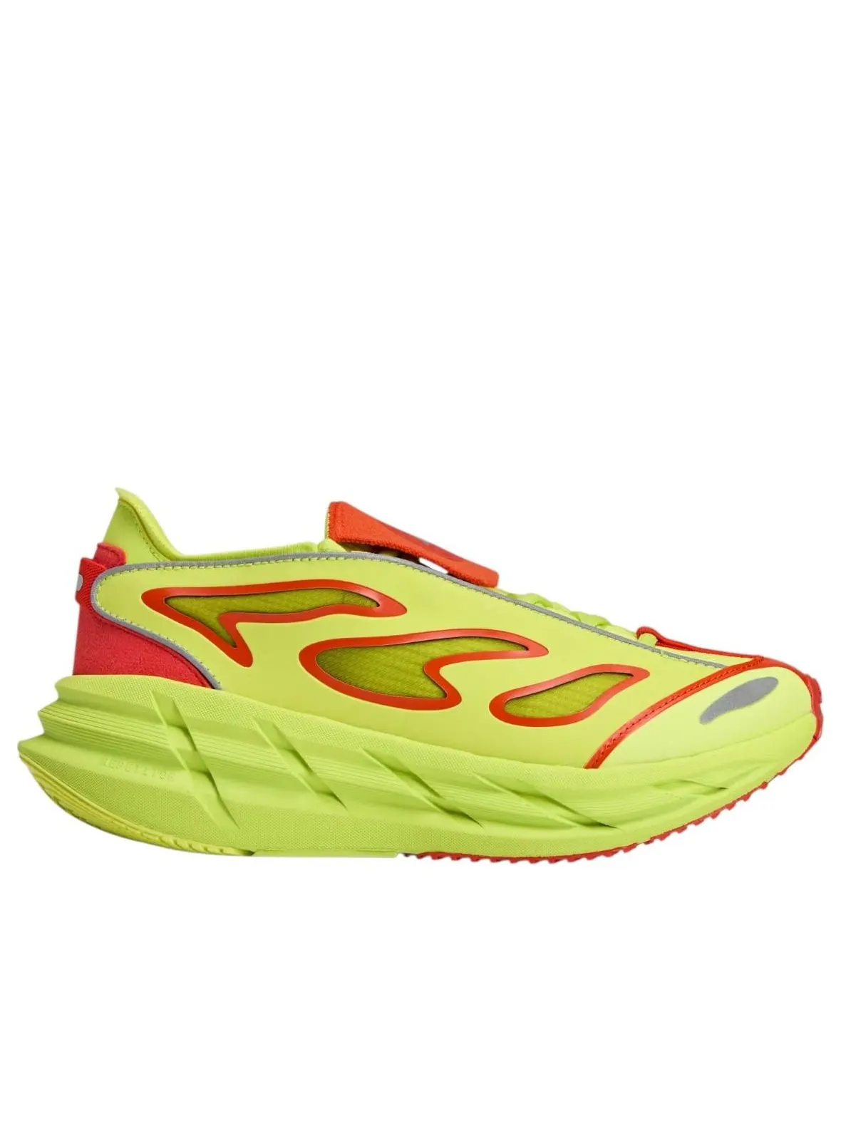 Кроссовки (WMNS) adidas x Stella McCartney Adistar 'Collegiate Orange Preloved Lime' — изображение 2 из 6, желтый