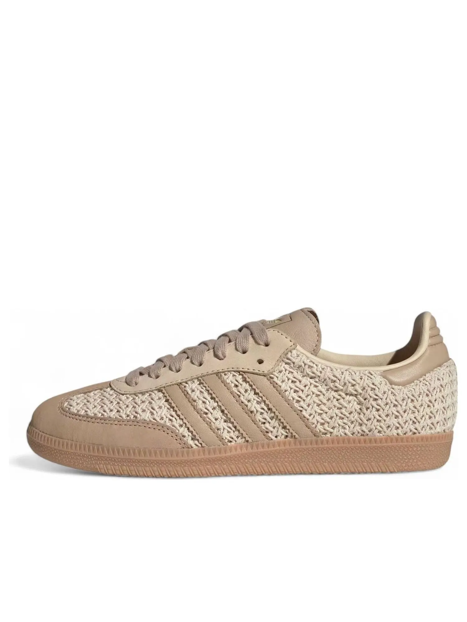 Кроссовки (WMNS) adidas Samba OG 'Crochet Pack Sand Strata' — изображение 1 из 6, бежевый