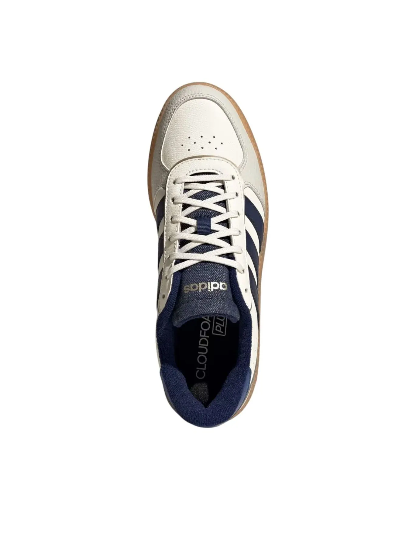 (WMNS) Adidas Breaknet Sleek 'Core White Dark Blue' — изображение 4 из 5, белый/темный синий/синий