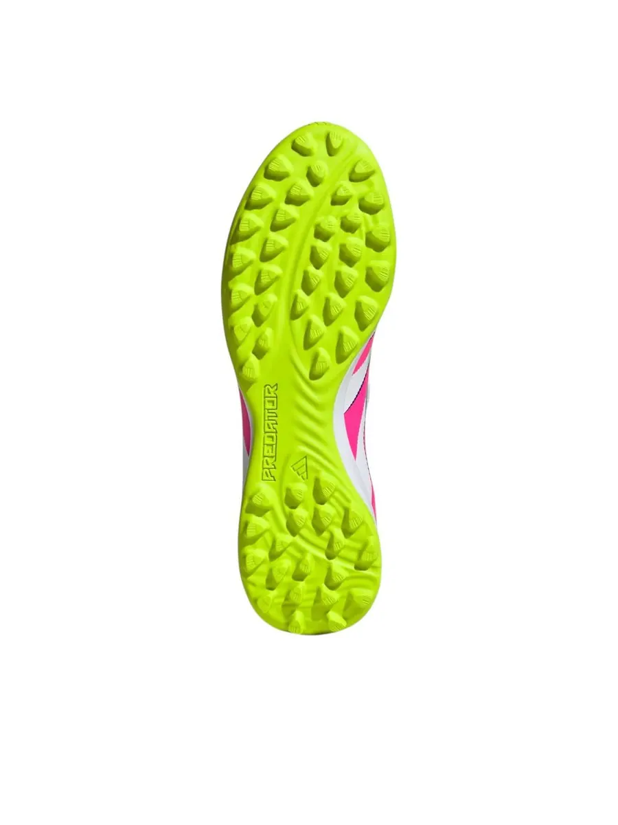 Кроссовки adidas Predator League Fold-Over Tongue Turf 'Lucid Pink Lucid Lemon' — изображение 5 из 5, белый