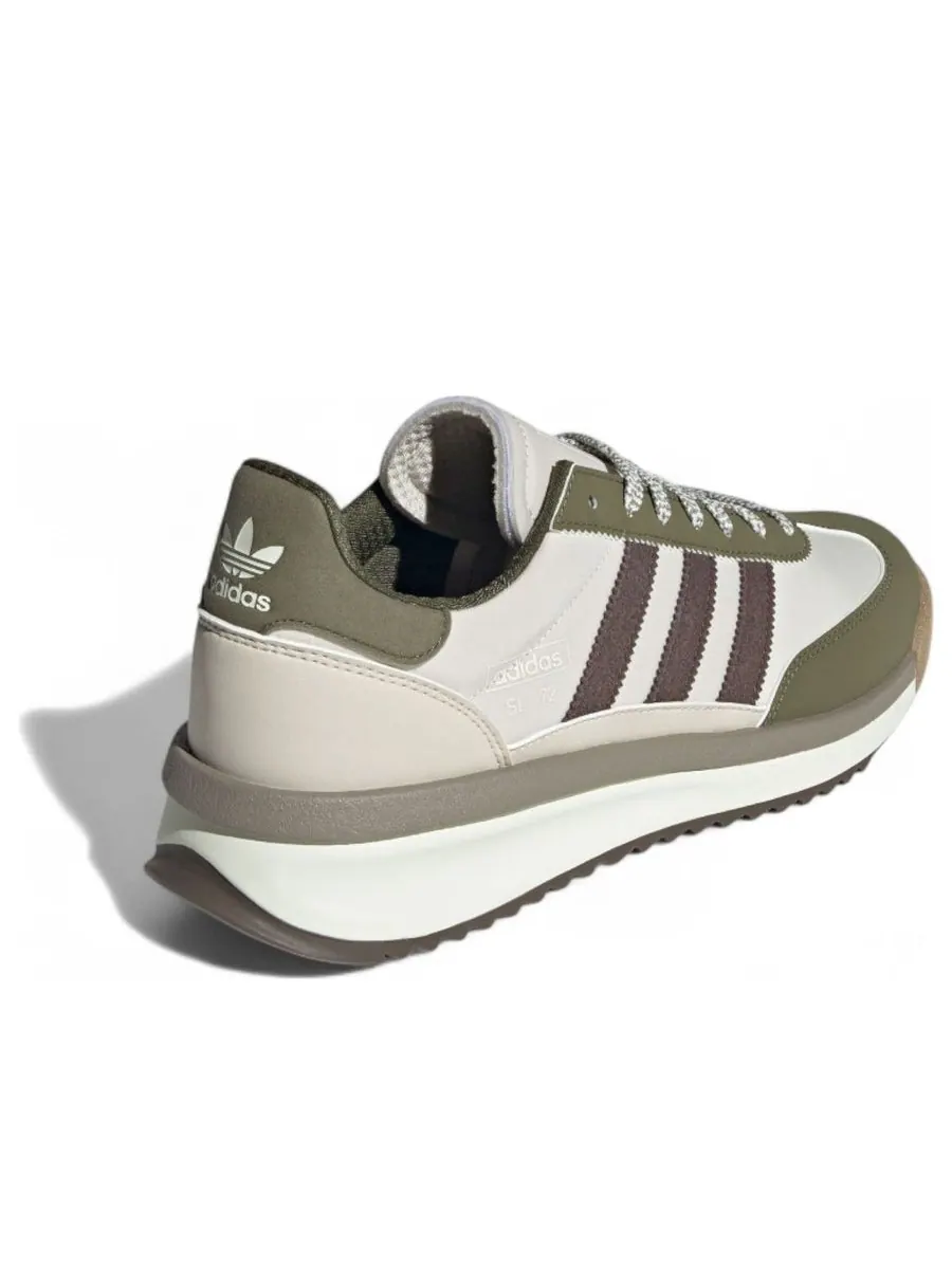 Кроссовки adidas SL 72 RTN 'Beige Olive Green Brown' — изображение 3 из 5, бежевый