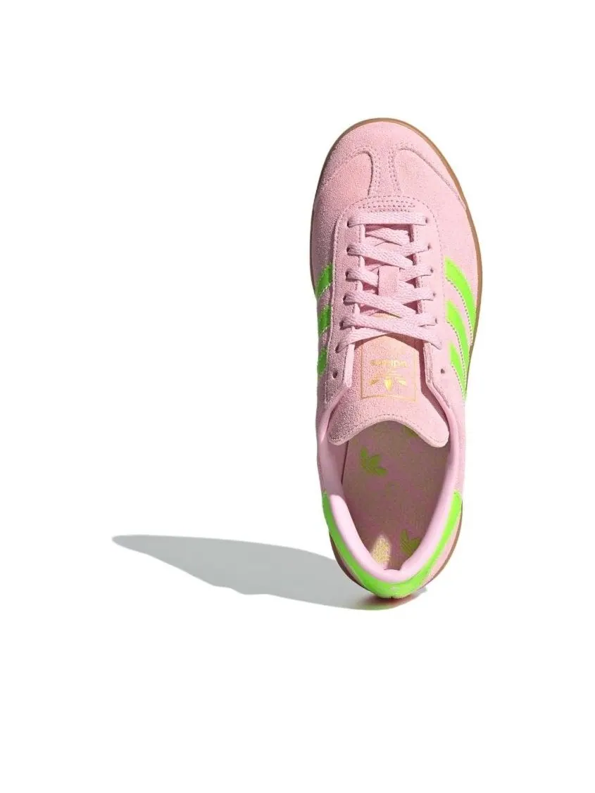 Кроссовки (WMNS) adidas Hamburg 'Clear Pink Solar Green' — изображение 4 из 5, розовый
