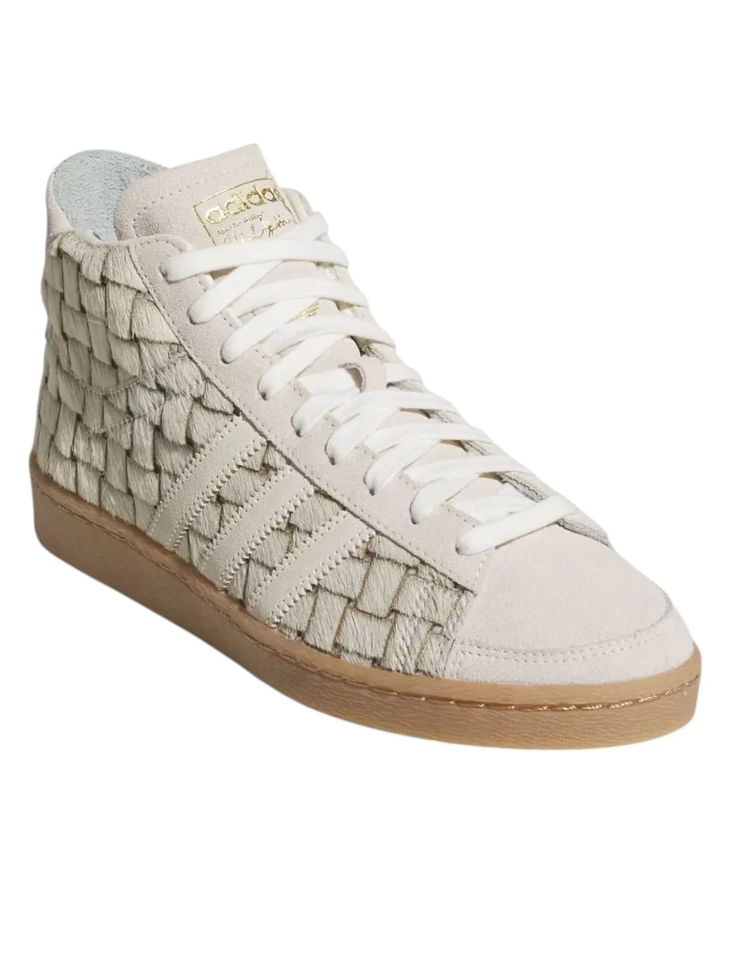 (WMNS) Adidas Jabbar Hi 'Off White Cream White' — изображение 2 из 5