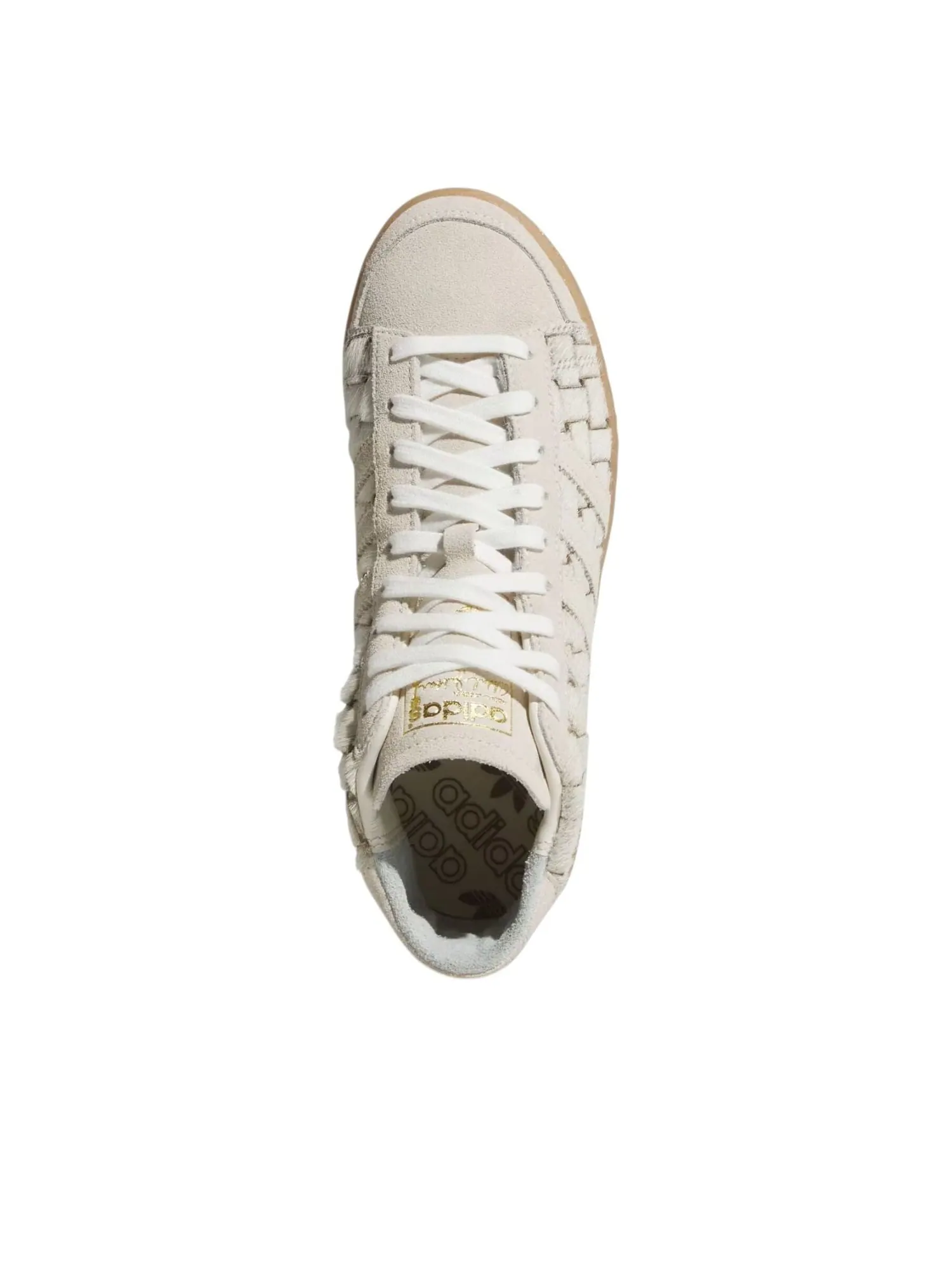 (WMNS) Adidas Jabbar Hi 'Off White Cream White' — изображение 4 из 5