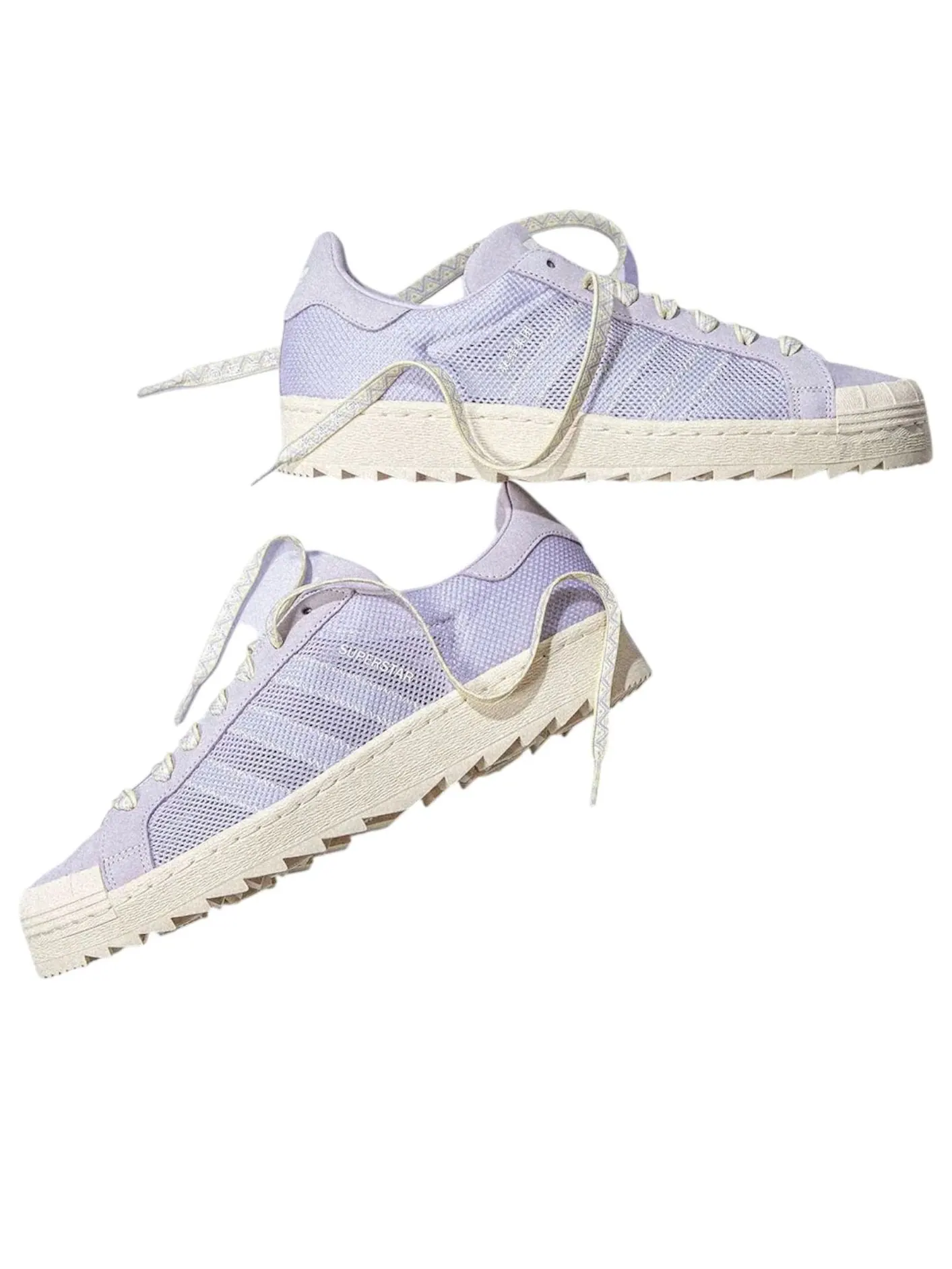 Кроссовки adidas x CLOT by Edison Chen Superstar Breathe 'Purple' — изображение 5 из 5, фиолетовый