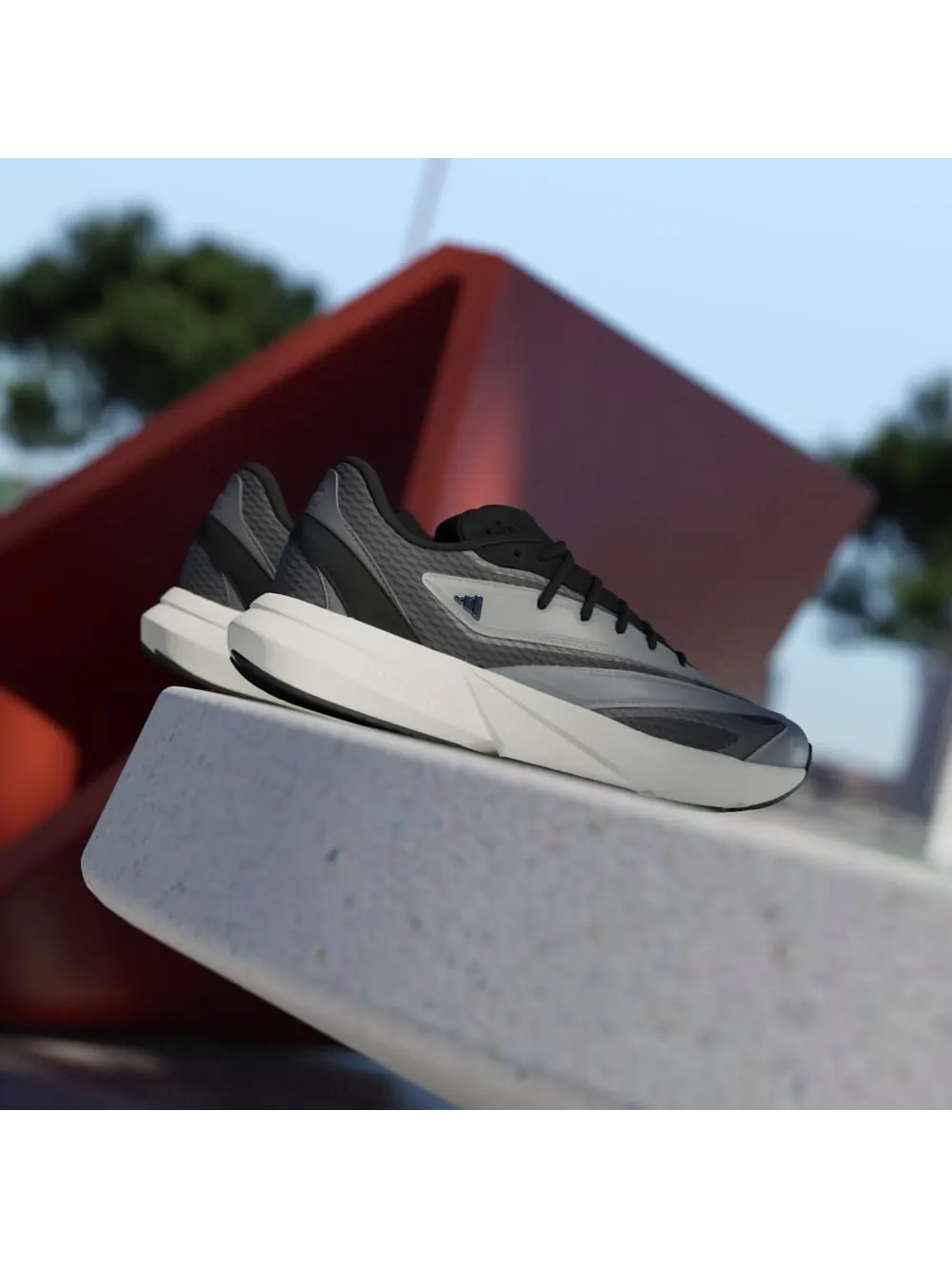 Кроссовки Adidas Lightblaze — изображение 5 из 13, серый/серый/черный