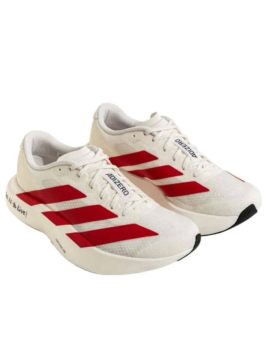 Кроссовки adidas Adizero Evo SL 'White Red' — изображение 3 из 6, белый