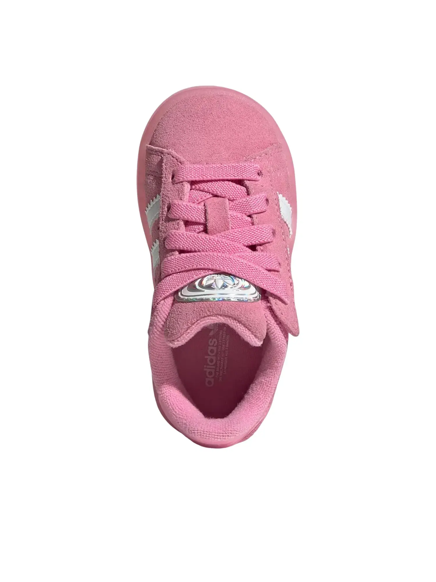 Детские кроссовки для малышей с закрытием на липучке Campus 00s Adidas — изображение 2 из 5, розовый
