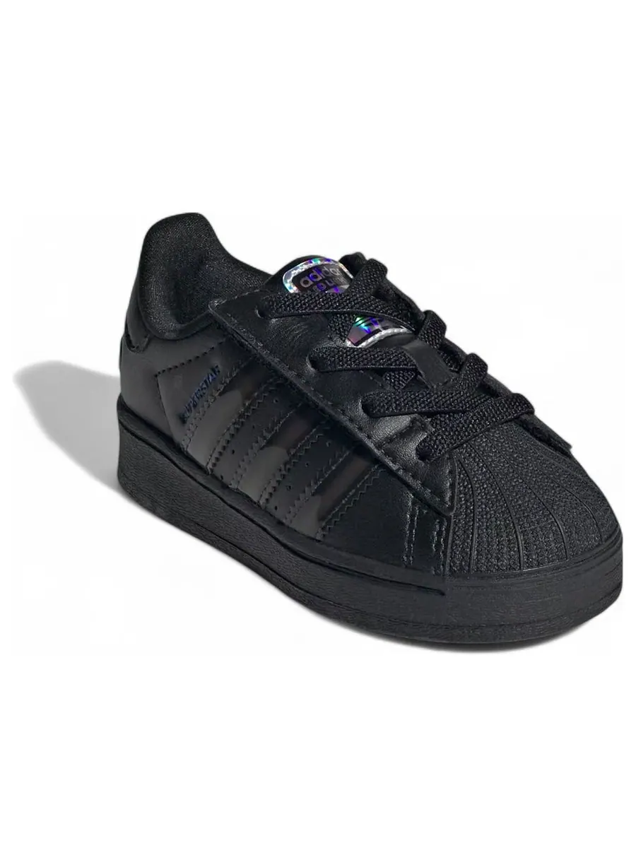 Кроссовки (TD) adidas Superstar LED Light CF EL 'Black' — изображение 3 из 6, черный