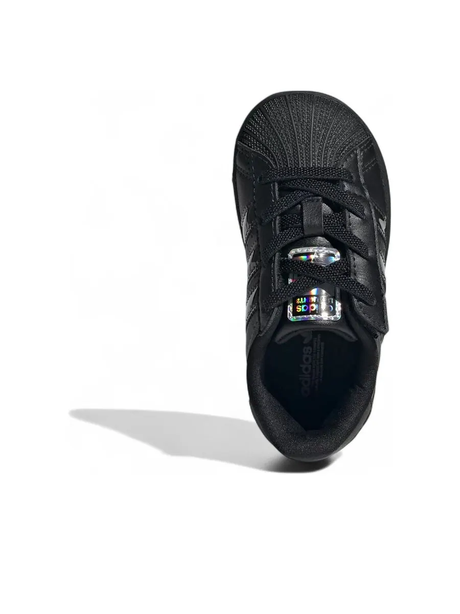 Кроссовки (TD) adidas Superstar LED Light CF EL 'Black' — изображение 5 из 6, черный