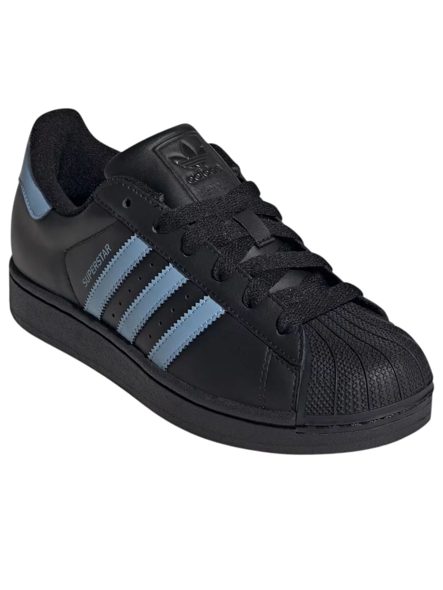 Кроссовки (WMNS) adidas Superstar II 'Core Black Ash Blue' — изображение 2 из 5, черный
