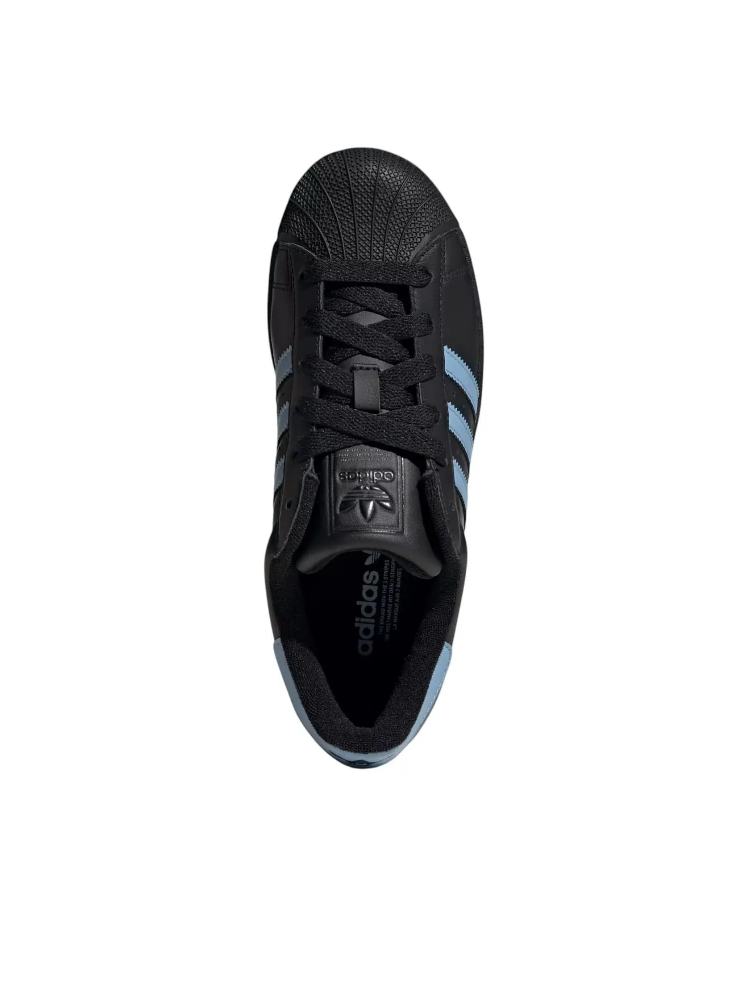 Кроссовки (WMNS) adidas Superstar II 'Core Black Ash Blue' — изображение 4 из 5, черный