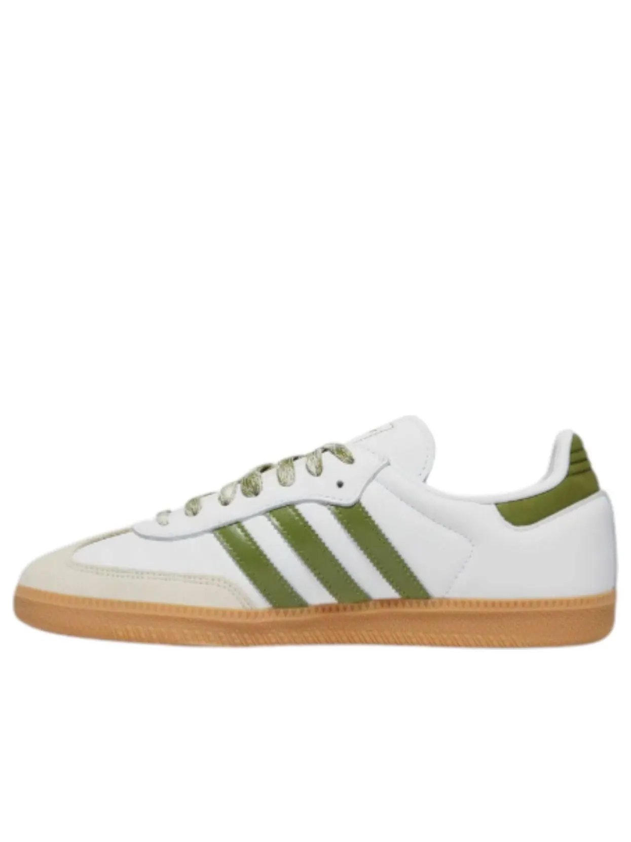 (WMNS) Adidas Samba OG 'Cloud White Tech Olive' — изображение 1 из 5, белый/оливковый