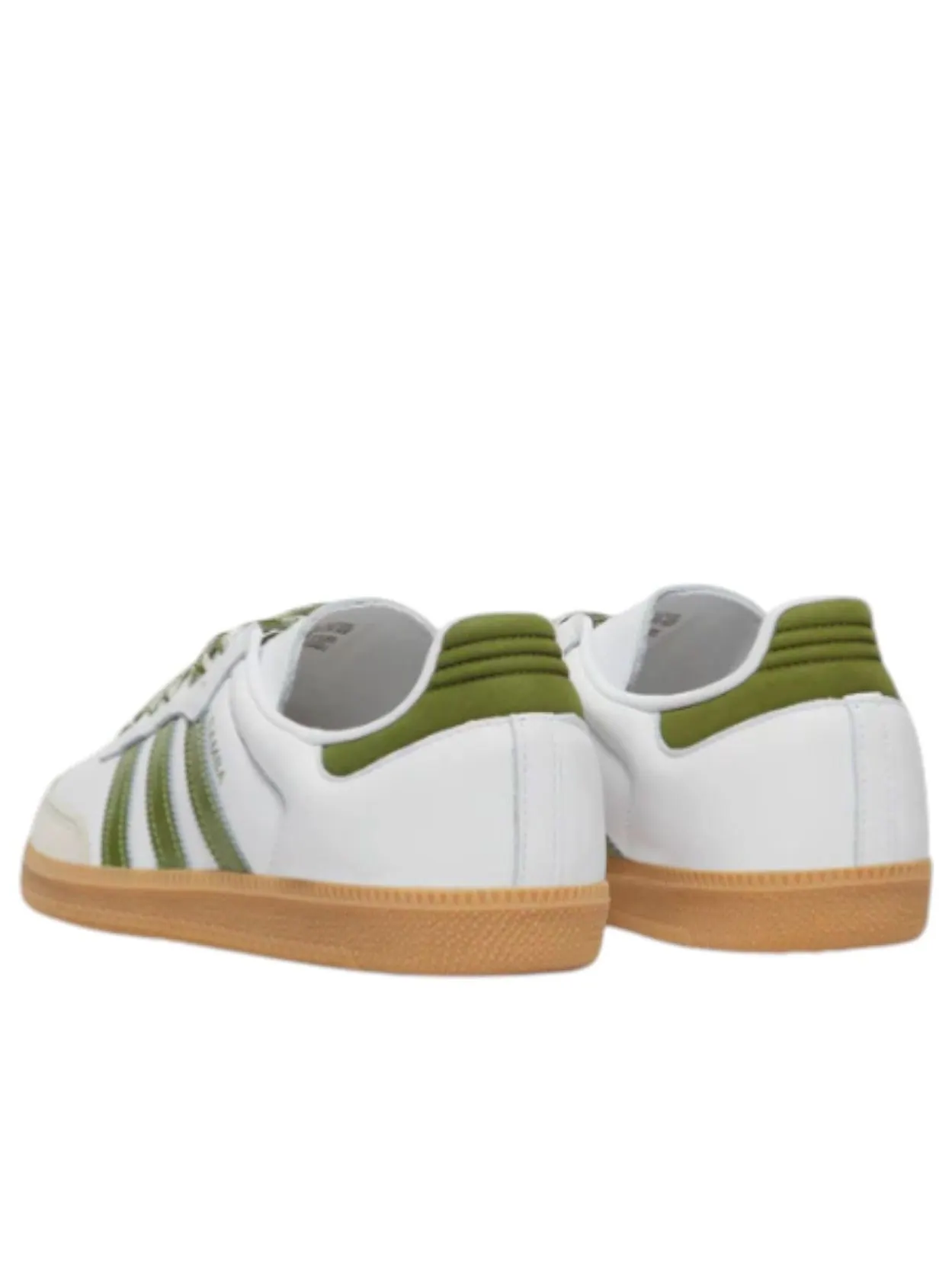 (WMNS) Adidas Samba OG 'Cloud White Tech Olive' — изображение 3 из 5, белый/оливковый