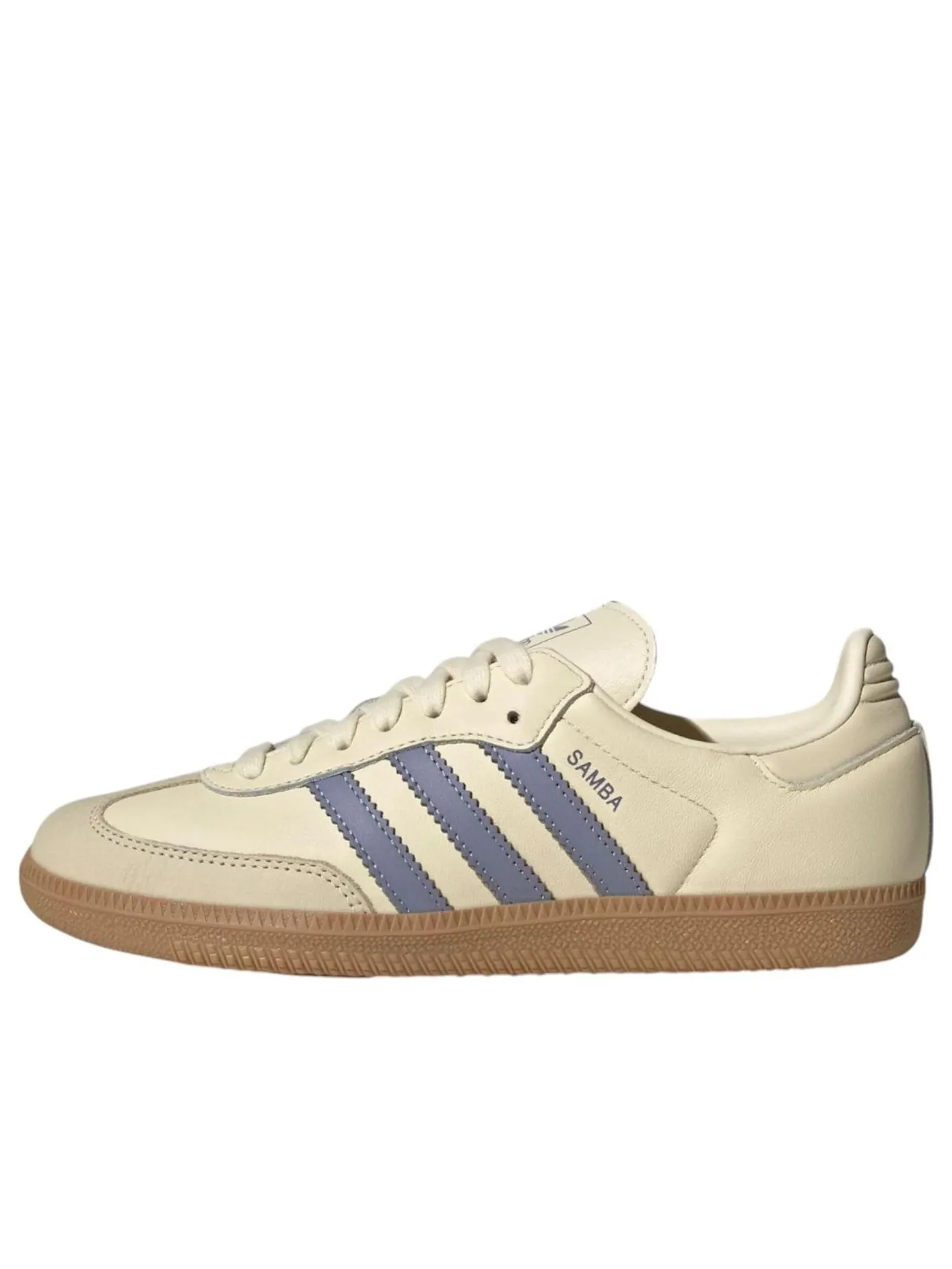 Кроссовки (WMNS) adidas Samba 'Cream White Silver Violet' — изображение 1 из 6, бежевый
