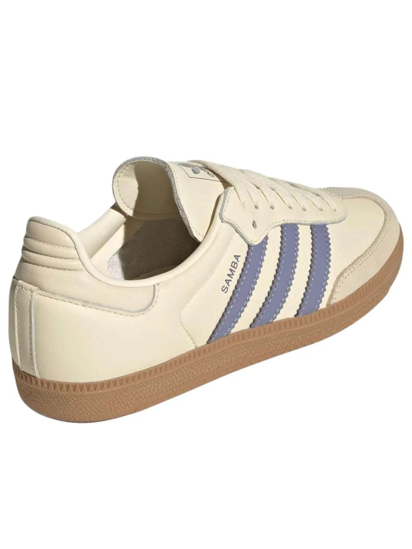 Кроссовки (WMNS) adidas Samba 'Cream White Silver Violet' — изображение 5 из 6, бежевый