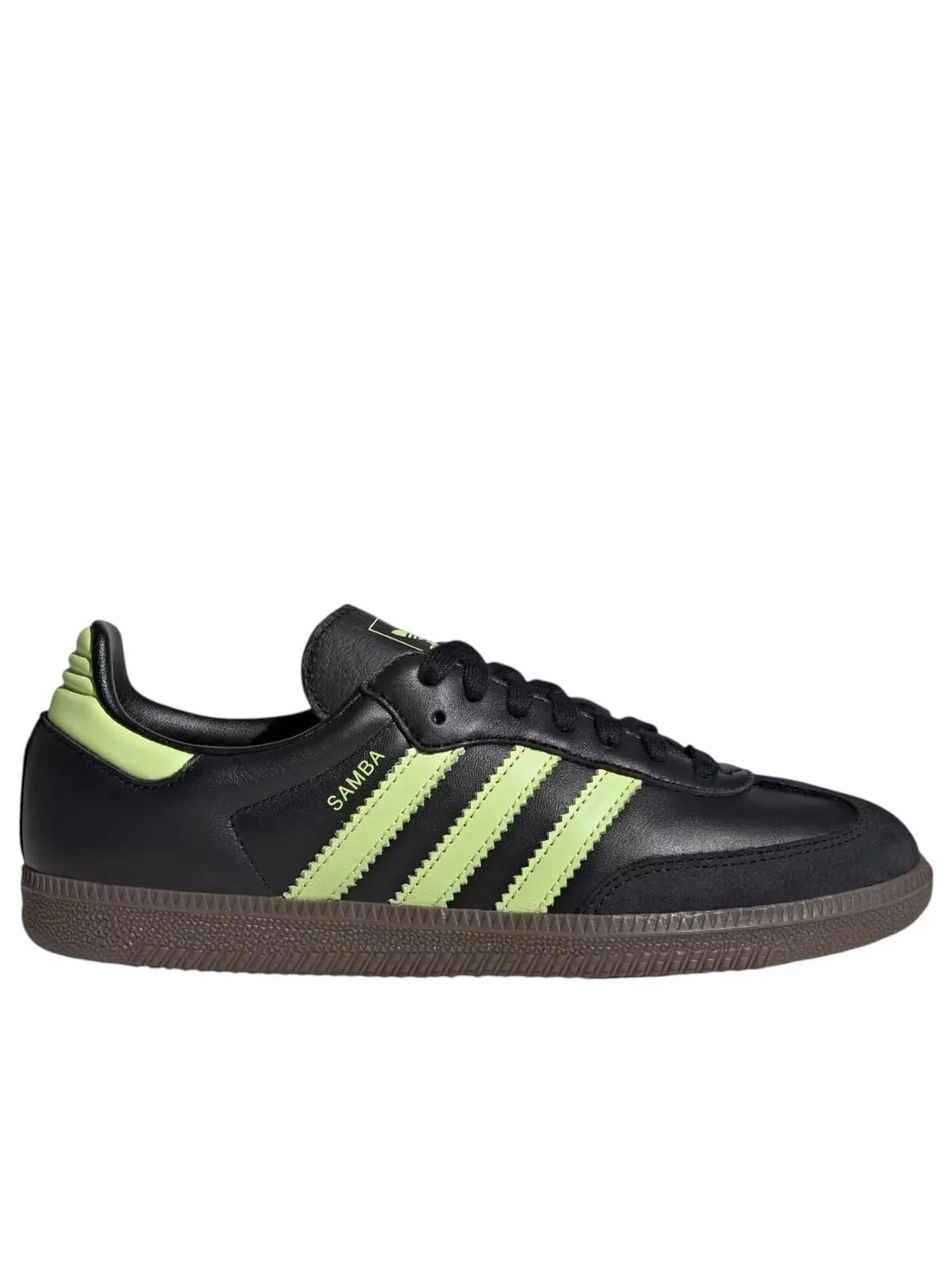 Кроссовки (WMNS) adidas Samba 'Black Pulse Lime' — изображение 4 из 4, черный