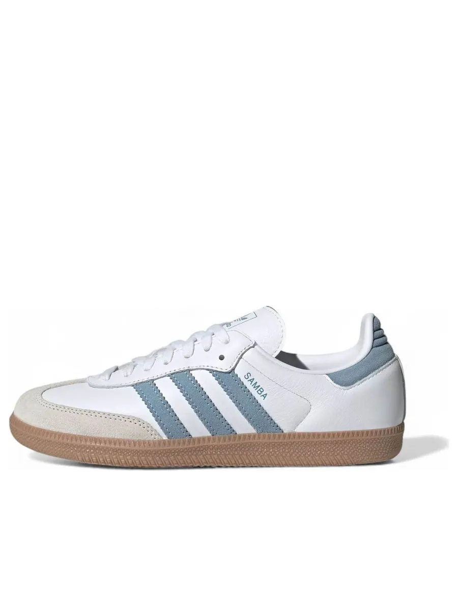 Кроссовки (WMNS) adidas Samba OG 'Cloud White Ash Blue' — изображение 1 из 6, белый
