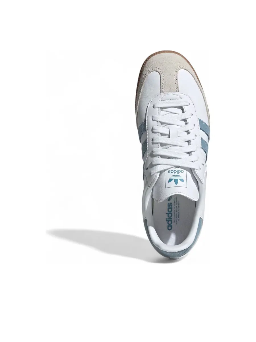 Кроссовки (WMNS) adidas Samba OG 'Cloud White Ash Blue' — изображение 5 из 6, белый
